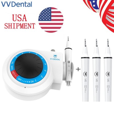Dental Ultrasonic Piezo Scaler Fits EMS Cavitron Woodpecker with Handpiece 5 Tip