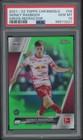 2021 Topps Chrome Bundesliga Green Refractor #59 Sidney Raebiger RC PSA 10 /99