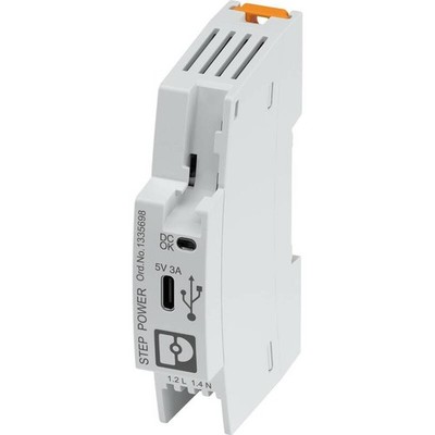 Phoenix Contact STEP3-PS/1AC/5DC/3/PT/USB-C Hutschienen-Netzteil 5V 3A - Wie Neu