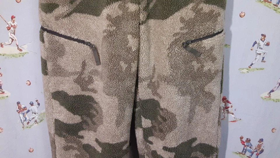 🦌 Cabelas Pantalones de Caza Sherpa de Vellón Beréber de Vellón Camuflaje Talla Grande Foto 3 de 4