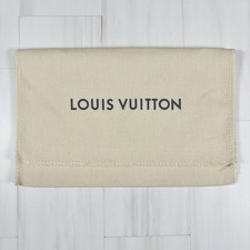 LOUIS VUITTON Dust Bag Envelope Flap 7x4" Authentic Cover Storage Clutch Wallet