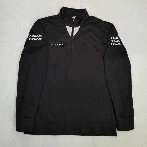 Acura Men's Black 1/4 Zip Pullover Jacket MDX RDX ILX TLX RLX Size Large Classic - product listing photo