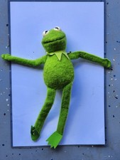 Vintage Fisher-Price 857 Kermit the Frog Dress-Up Muppet Doll Jim Henson Used