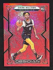 2021-22 Panini Obsidian Asia Electric Etch Red Flood Ziaire Williams #160 RC