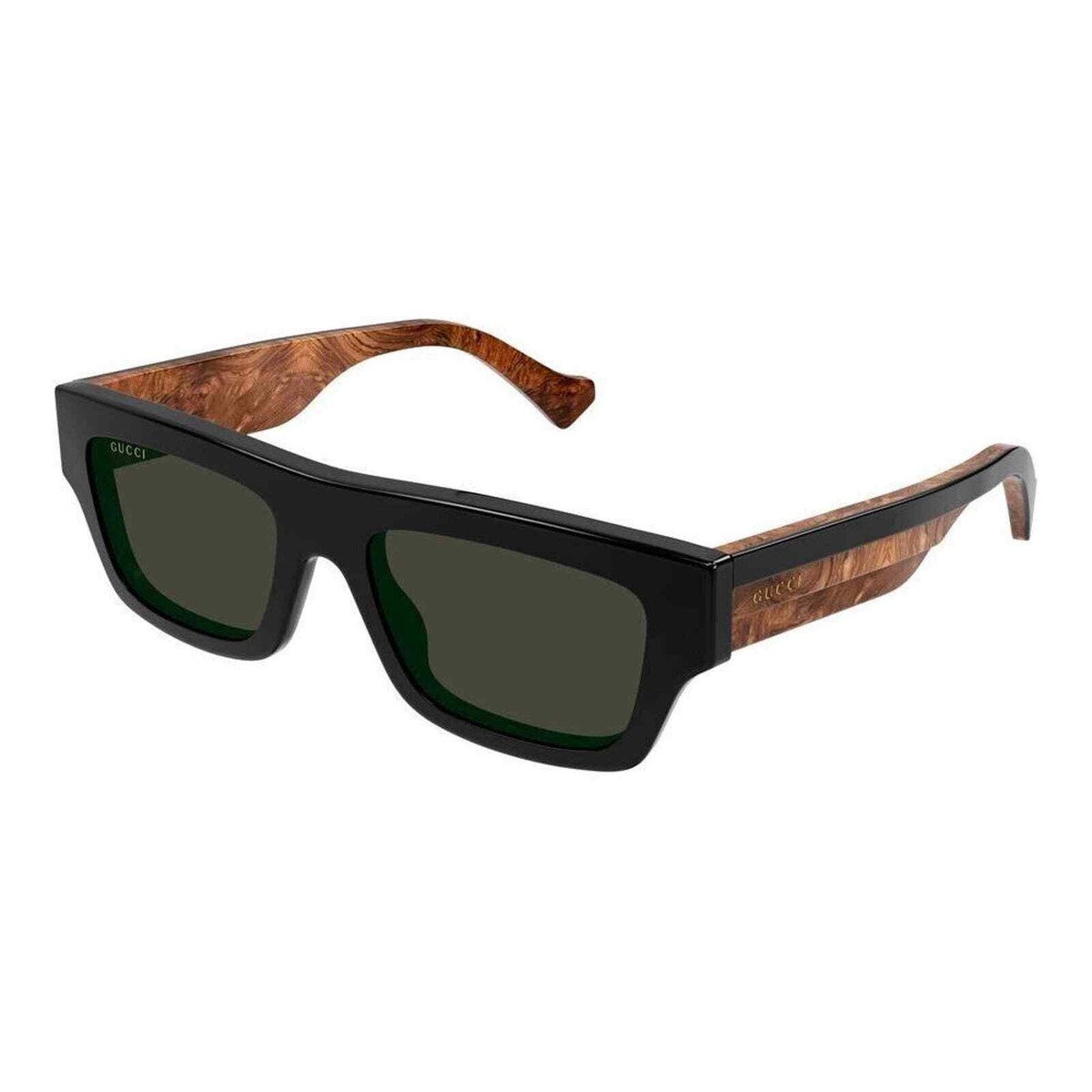 Gucci GG1301S 001 Black Marble Grey Lens Rectangular  display picture 3