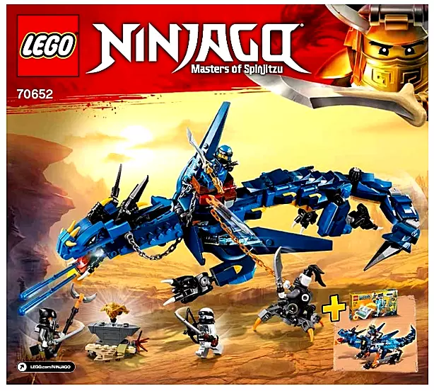 INSTRUCTIONS⭐ Ninjago MASTERS OF SPINJITZU STORMBRINGER #70652 Manual NEW eBay