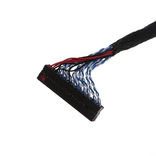 2pcs 25cm 30 Pin To 30 Pin 8 Bit LVDS Cable FIX-30 Pin 2ch for 17-26inch LCD/LED - Afbeelding 9 van 10