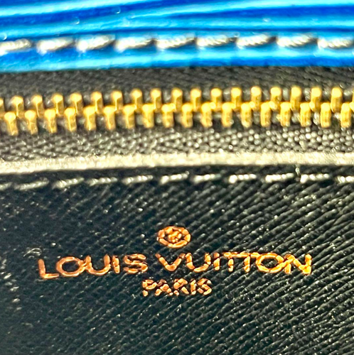 Louis Vuitton Epi Mini Saint Cloud Blue M52215 Crossbody Shoulder Bag - Picture 20 of 22