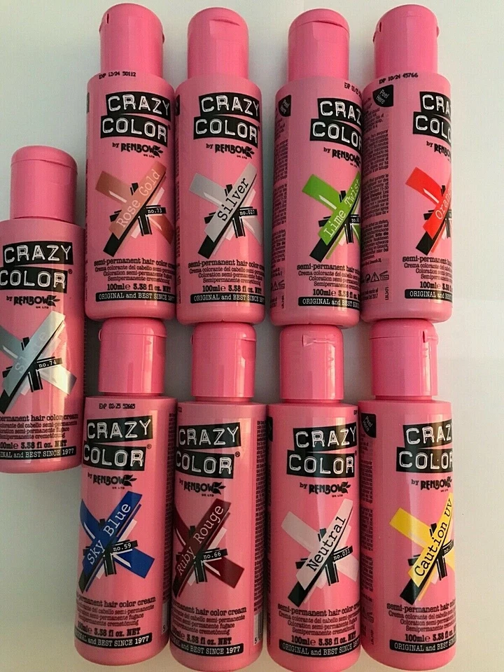 Crazy Color Colour semi-permanente Konditionierung Haarfärbemittel Farbe Creme