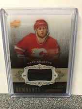  2018-19 Upper Deck Engrained Remnants #R-GR Gary Roberts 008/100