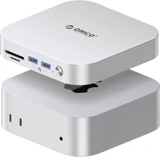 ORICO USB4 40Gbps Hub for Mac Mini M4 7-in-1 Alu Docking Station MiniLink SSD