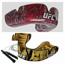 UFC Opro POWER FITNESS set Mouthguard Gumshield Adult 10+ Swivel cable jump rope