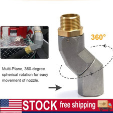 Fuel Transfer Hose 360 Rotating Connector for Fuel Nozzle Multi Swivel