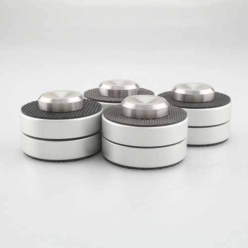 4xAudiocrast 39mm Aluminium Speaker Spike Pad Steel Ball Isolation Stand Feet - Picture 12 of 34