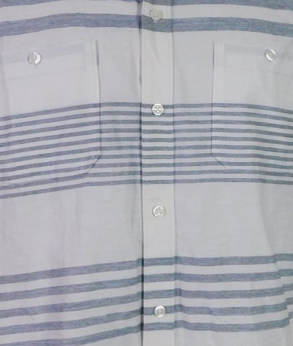 Travis Mathew Button Down Shirt Mens XL Long Sleeve Striped NWOT - Picture 3 of 4