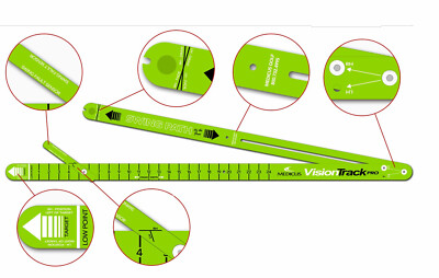 Swing Training Aids Medicus Golf trainer  Alignment VisionTrack Green