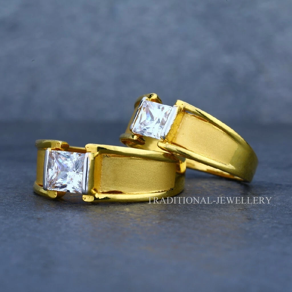 Buy quality Fancy CZ Band Style Ring 22k Gold in Rajkot