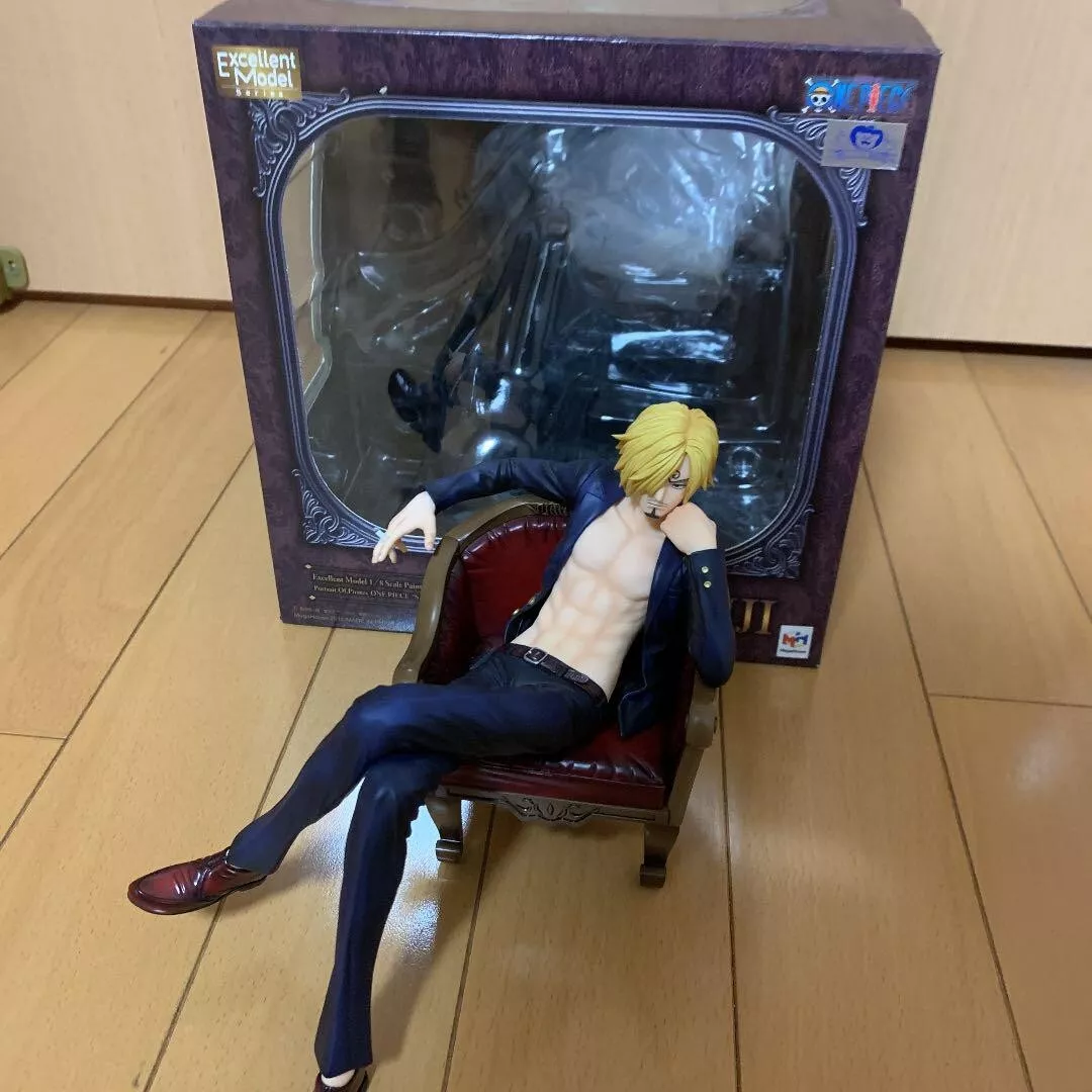 One Piece Portrait.Of.Pirates S.O.C Sanji 1/8 Scale Figure Excellent model  PVC