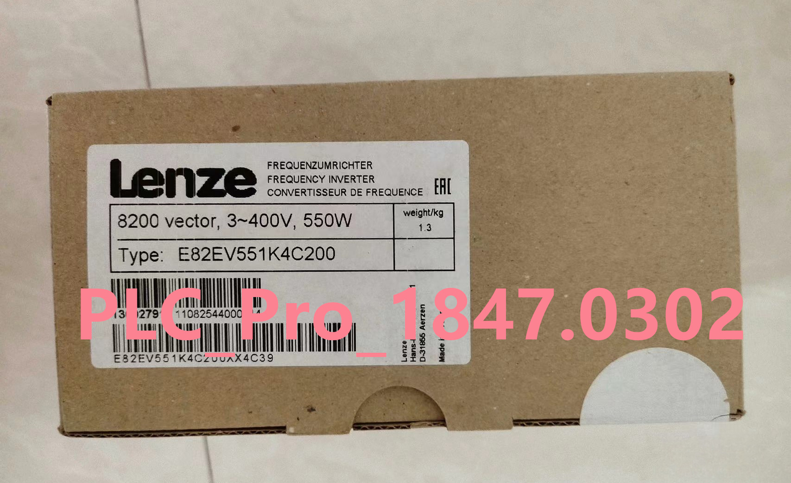 Convertidor de frecuencia Lenze E82EV551_4C200 1 PIEZA nuevo Lenze E82EV551K4C200 entrega rápida