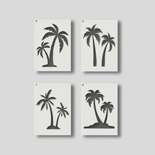 Palm Tree Stencils For Home Décor, Wall Stencils, Painting Stencils, GROUP 2
