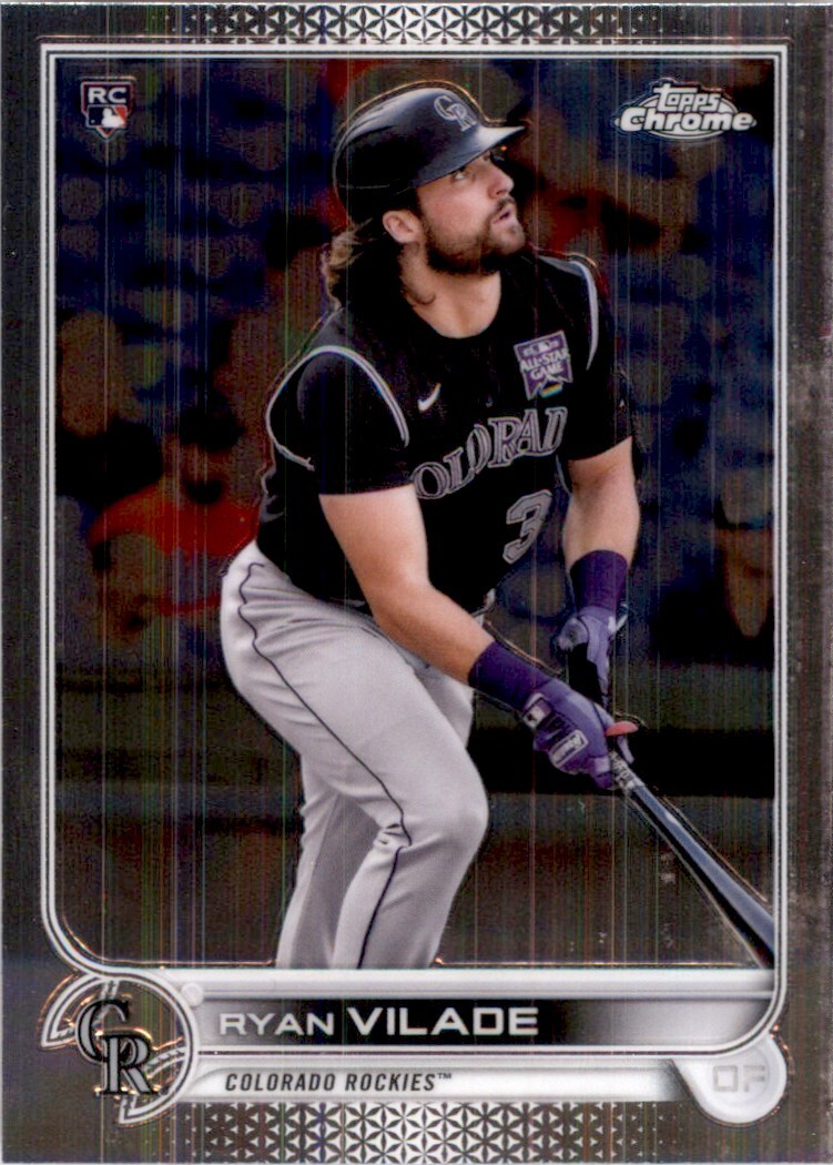 2022 Topps Chrome RYAN VILADE RC Colorado Rockies #85