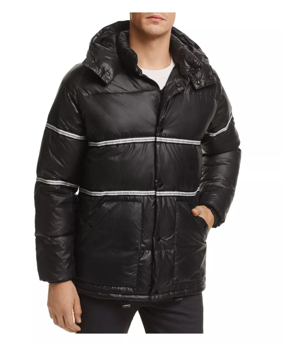 Black Padded Oversized Zip Up Puffer