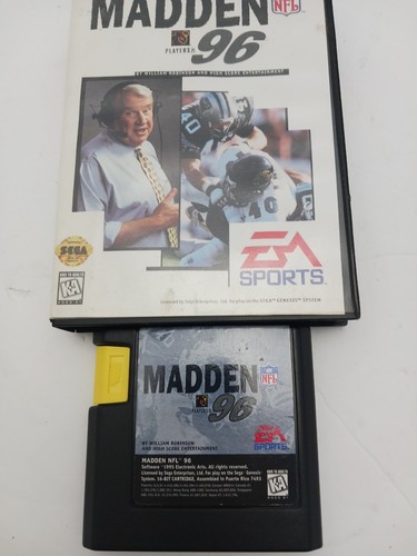 Madden NFL 96 for Sega Genesis Game & Case Fast Shipping! - Picture 2 of 7