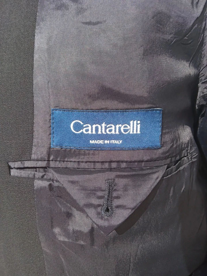 Diego Men's Navy Jacket Size 42 UK Loro Piana Zealander Merino Wool RRP £450 - Image 4 of 4