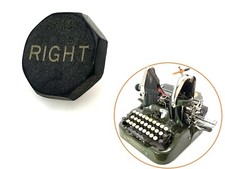 Oliver Typewriter RIGHT Key Antique Schreibmaschine Part Vtg No.5 6 7 8 9 10 thumbnail