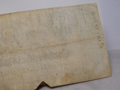 1861 Confederate $20 note T-21 cut-out cancel - Picture 14 of 17