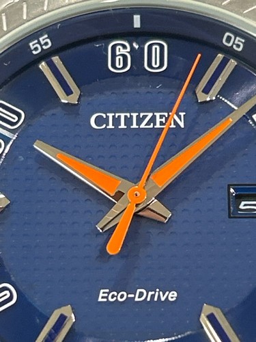 Citizen Eco Drive E111-S108721 Solar Blue Dial on Stainless with Mil (NJL028912) - Picture 4 of 10
