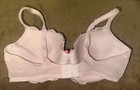 Victoria Secret Women’s Bra 36D Pink Lace White Convertible Lined Demi Body VS — photo 3