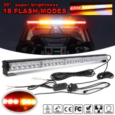 30" Offroad Rear Chase LED Light Bar Warning Brake Reverse For Offroad UTV ATV