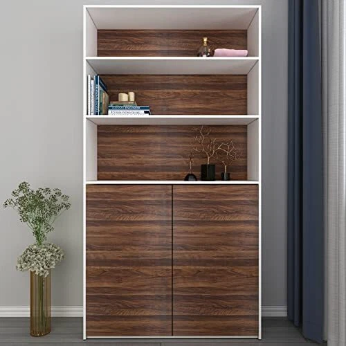 Decotalk Walnut Wood Contact Paper Wood Grain Contact Paper 17.7x120 Peel and St - Picture 3 of 7