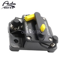60AMP 12V DC Auto Circuit Breaker Reset Car Marine Stereo Audio FuseInverter US