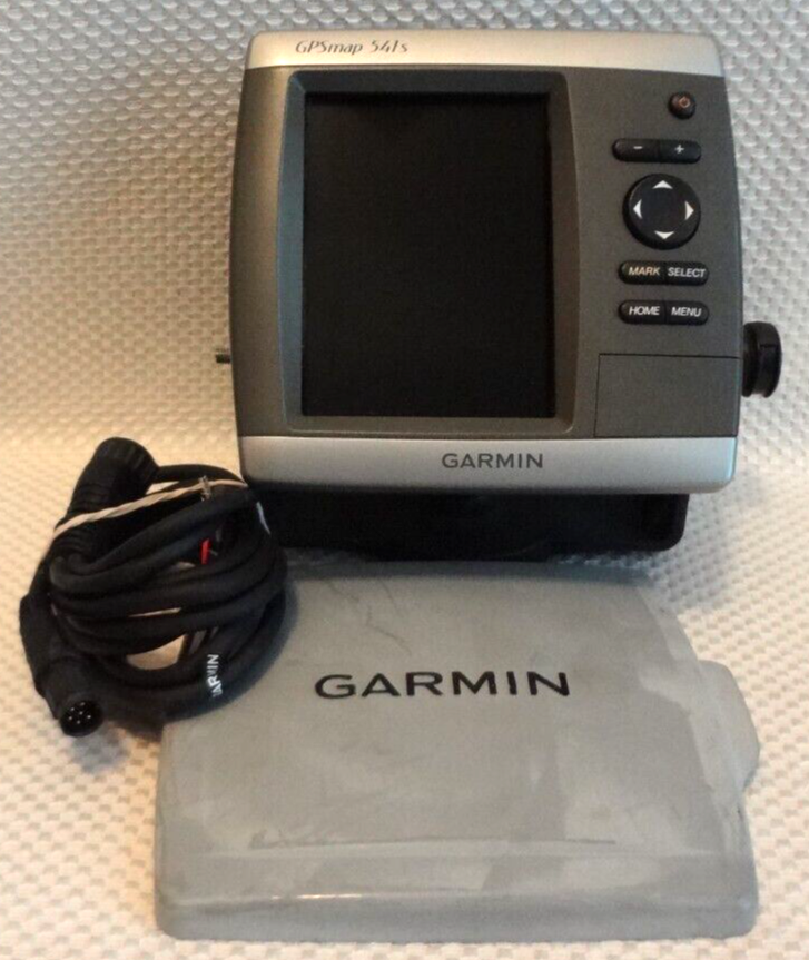 GARMIN GPSMAP 541S CHART PLOTTER FISHFINDER MARINE GPS w/ POWER MOUNT