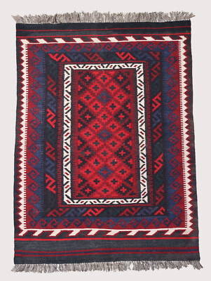 129x96 cm orient Teppich Afghan Nomaden kelim Teppich kilim rug carpet No: 152