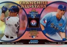 2012 Bowman Chrome - Franchise All-Stars #FAS-HO Mike Olt / Josh Hamilton