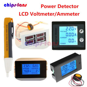 AC 80-260V LCD Numérique 20A Volt Watt Power Meter Ampèremètre Voltmètre