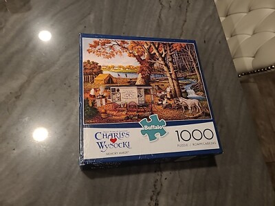 Charles Wysocki Memory Maker 1000 PC Puzzle Used Bagged Buffalo Games