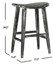 Safavieh Colton Wood Counter Stool, Reduced Price 2172716955 BST1000A