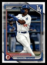 Kendall George Prospect 2024 Bowman #BP-58 Los Angeles Dodgers