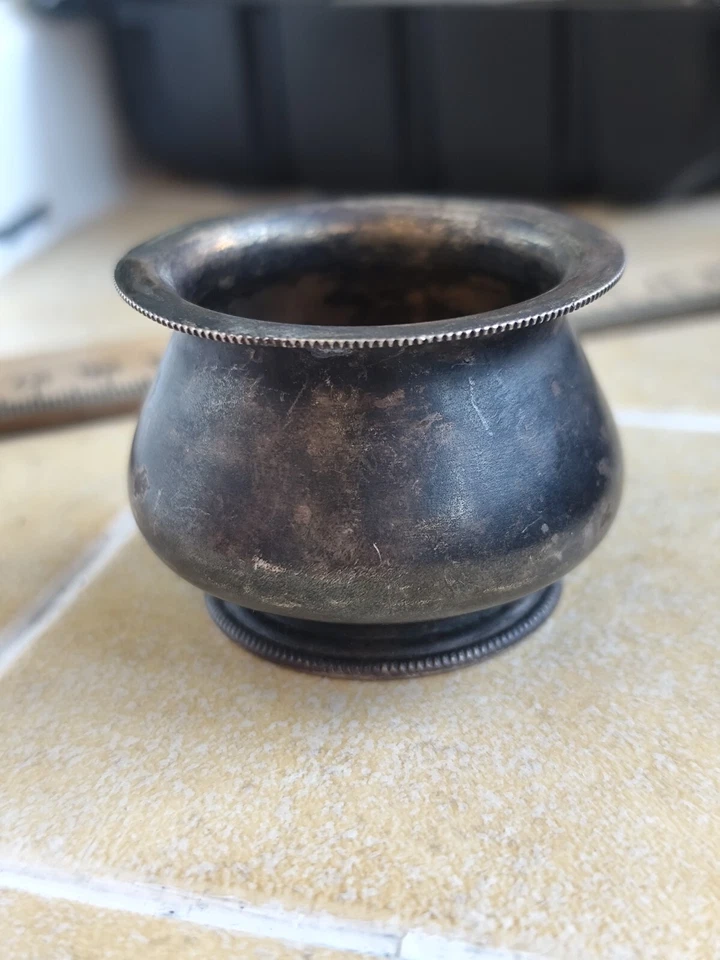 老式俄罗斯苏联 875 银脚盐窖(基辅 1953) — 第 2/4 张图片