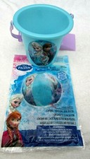 Disney Frozen Elsa and Anna 20" Large Inflatable Beach Ball 6" Bucket Shovel-New