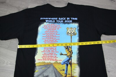 IRON MAIDEN Very Rare Somewhere Back In Time World Tour 2008 T