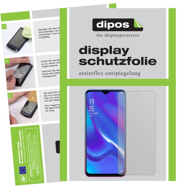 3+3X Schutzfolie FüR Oppo K1 Matt Displayschutzfolie Folie Display Schutz Dipos-image