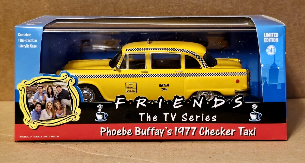 Friends Phoebe Buffay's 1977 Checker Taxi Cab Car 1:43 Scale