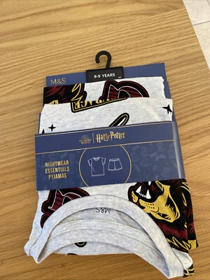 BNWT Marks And Spencer's Harry Potter Pyjamas Age years