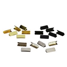 Military Web Belt Buckle Tips For 1.25" Belts - Choose Black, Chrome, or Gold