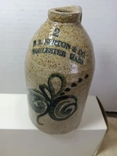 FB Norton & co  #2 stoneware advertising beehive jug Sampson 1976